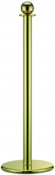 Kordelpfosten -CROWN-, Höhe: 1010 mm, Rohr Ø 50 mm, mit Kugelkopf